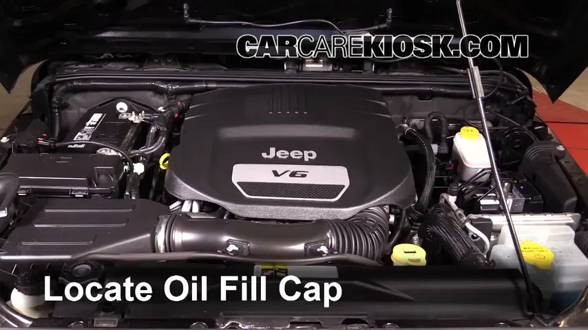 2014 Jeep Wrangler Sport 3.6L V6 Oil